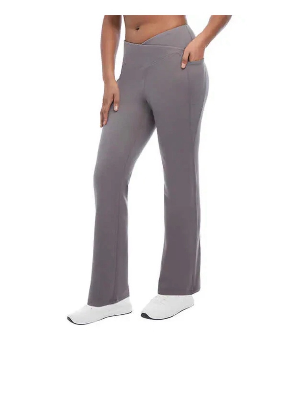 Jockey Gray V-Waist Flare Pants